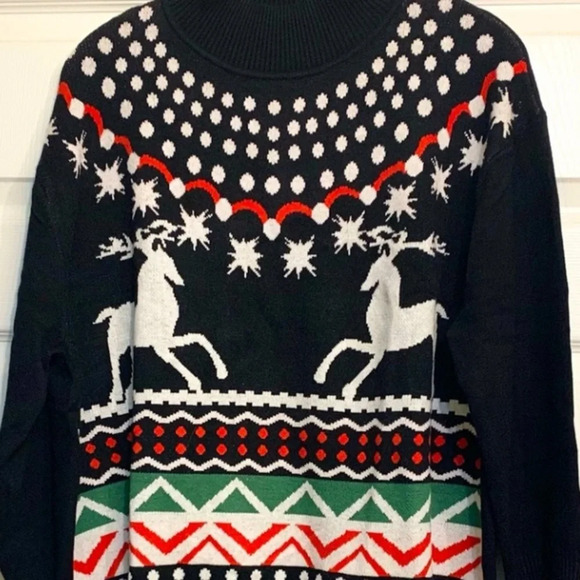 Women’s Adirondack Christmas Reindeer Sweater Adirondack - Picture 2 of 3